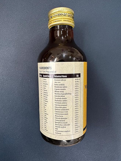 Manjisthadi Oil Tailam Remedies for Headache, Skin, Relaxing 6.76 Fl Oz