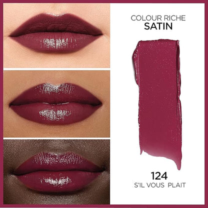 L'Oreal Paris Colour Riche Original Creamy, Hydrating Satin Lipstick