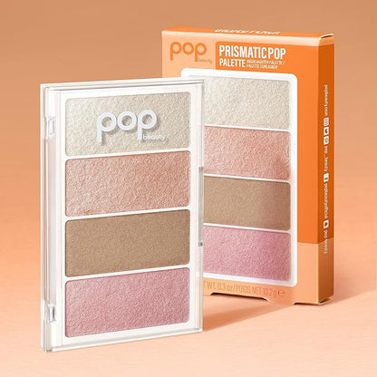 Prismatic POP Palette Gilded Peach | Face Highlighter Powder Texture