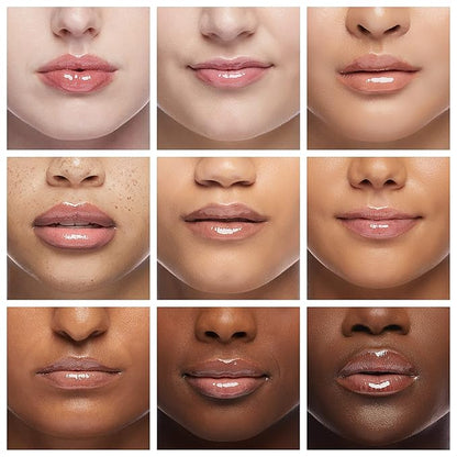 Lip Oil Hydrating Tinted Lip Balm, Plump Lip Gloss Lip Care Transparent Toot Lip Oil Tinted (004# Coral Orange)