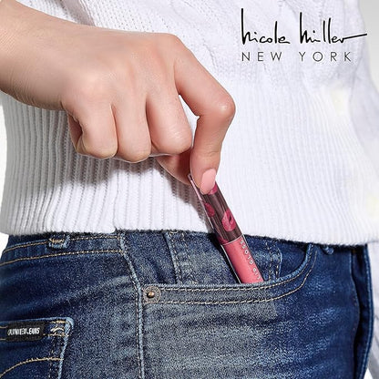 Nicole Miller Lip Gloss Collection, 4 Count (Pack of 1), Better Not Pout Red