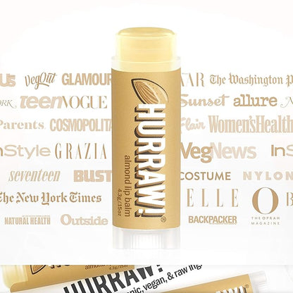 Hurraw! Almond Lip Balm: Organic, Certified
