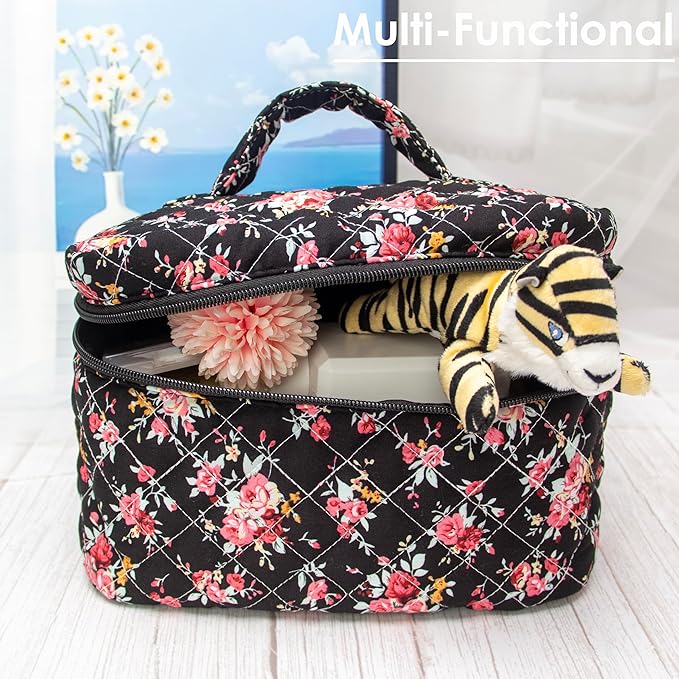 Pazimiik cotton makeup bag for