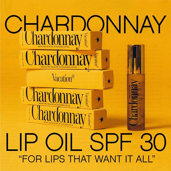 Vacation Chardonnay Lip Oil SPF 30, Oz.