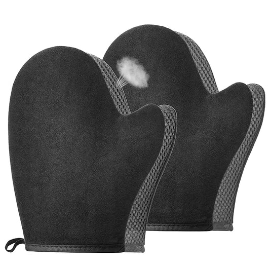 2 Pack Mesh Self Tanning Mitt Applicator-Self Tanner Mitt Applicator,Tanning Mitts Self Tanner Applicator Kit Self Tanning Glove for Self Tan Mitt Applicator Sunless Tanning Mitt for Self Tanner Glove