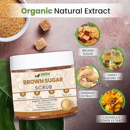 Brown Sugar Body Scrub, Helps to