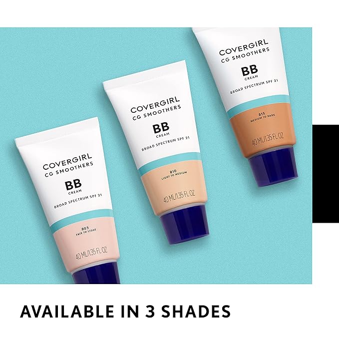COVERGIRL Smoothers Bb Cream, Medium To Dark 815, 2 Count