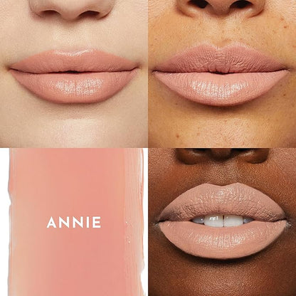 Lawless Forget the Filler Lip-Plumping Line-Smoothing Satin Cream Lipstick - Annie - Natural Ingredients Smooth and Hydrate Lips for a Plumper, Fuller Look - 3.7g