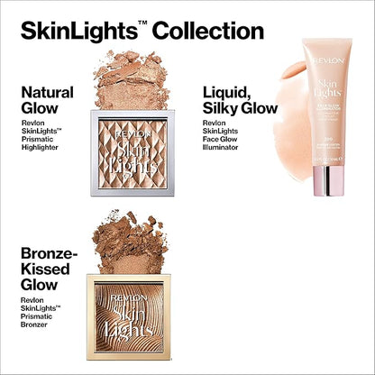 Revlon Skinlights Prismatic Powder Bronzer, Translucent-to-Buildable Coverage, 110 of 1) 31 oz
