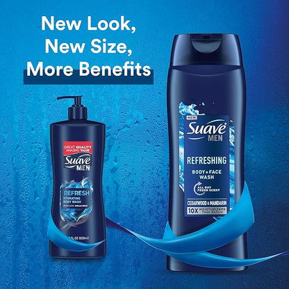 Suave Men Body Wash Variety 2-Pack