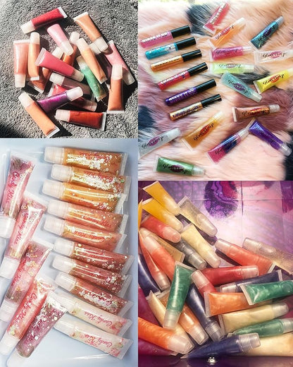 Honbay 10PCS 8ml Refillable Clear Empty Lip Gloss Balm Containers Soft Empty Tubes