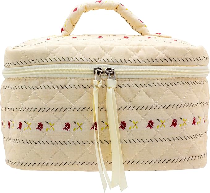 Pazimiik cotton makeup bag for