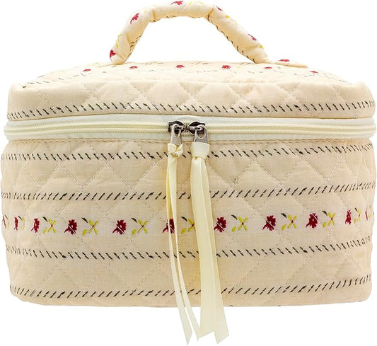 Pazimiik cotton makeup bag for