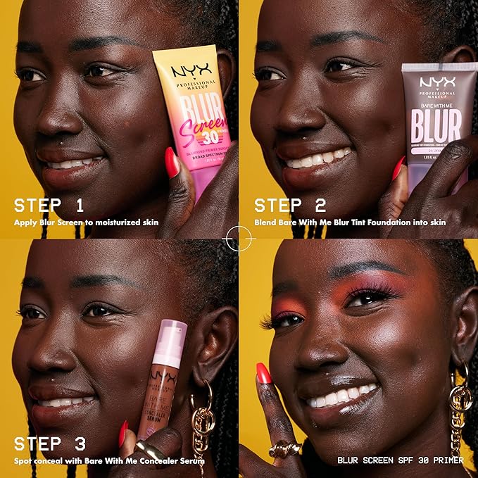 NYX PROFESSIONAL MAKEUP Blurscreen SPF 30 Primer, 3-in-1 Greasy Feeling