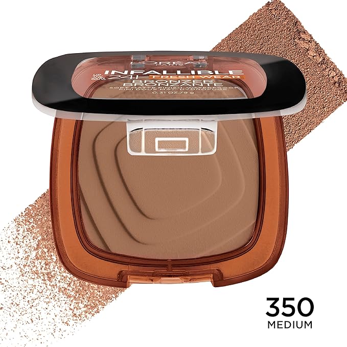L'Oreal Paris Infallible Up to 24H Fresh Wear sweatproof, Medium, 0.31 oz