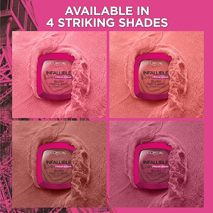 L'Oreal Paris Infallible Up to 24H Fresh Wear Berry 15, 0.31 Oz