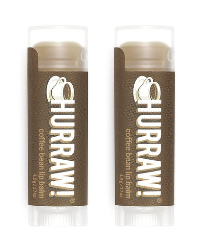 Hurraw! Coffee Bean Lip Balm, 2 Palm
