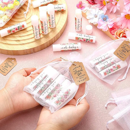 Demissle 50 Pcs Baby Shower Lip Flower)