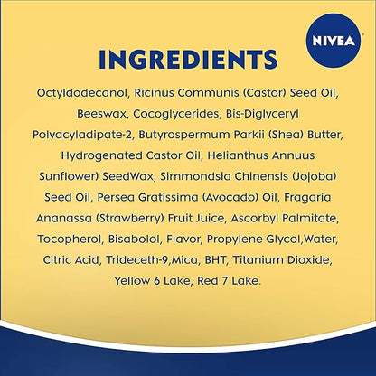 NIVEA Strawberry Lip Care - Tinted