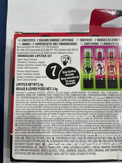 Miraculous Ladybug Cosmetic Lipstick Set -