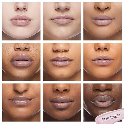 Pure Cosmetics Pure Illumination Lip Gloss - LED-lit Applicator w/Side Mirror - Non-Sticky, Moisturizing & Hydrating Lip Glosses - Soothes & Heals Dried Chapped Lips (Shimmer)
