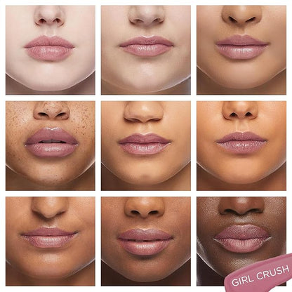 Pure Cosmetics Pure Illumination Lip Gloss - LED-lit Applicator w/Side Mirror - Non-Sticky, Moisturizing & Hydrating Lip Glosses - Soothes & Heals Dried Chapped Lips (Girl Crush)