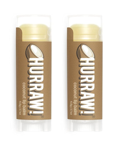 Hurraw! Coconut Lip Balm, 2 Pack: Palm