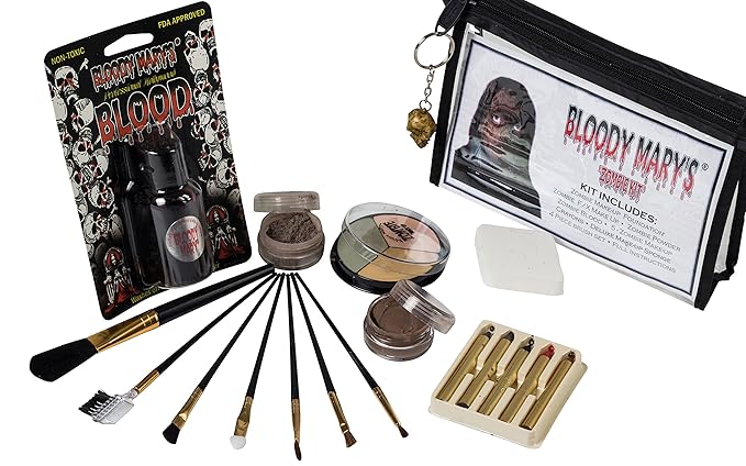 Zombie Makeup Kit By Bloody Mary - Halloween