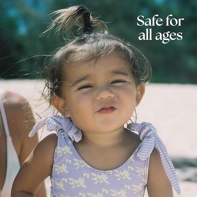 SPF 50 Sheer Mineral Sunscreen Stick - Vegan, Reef Safe, Non-Nano Zinc, Face Sunblock Stick, No White Residue, Ideal for Travel & Kids