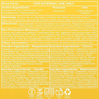 4-Pack Variety SPF 15 Lip Balm