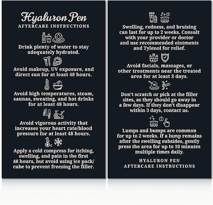 100 Pack - Premium Hyaluron Pen Supplies