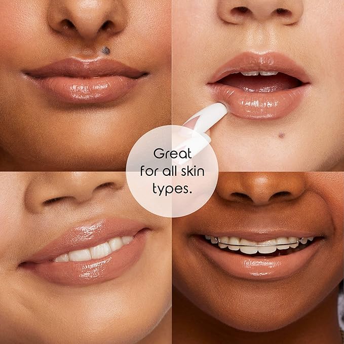 Moisturizing Natural Lip Gloss, Neutral Bliss Color, Vegan Lip 8 ml