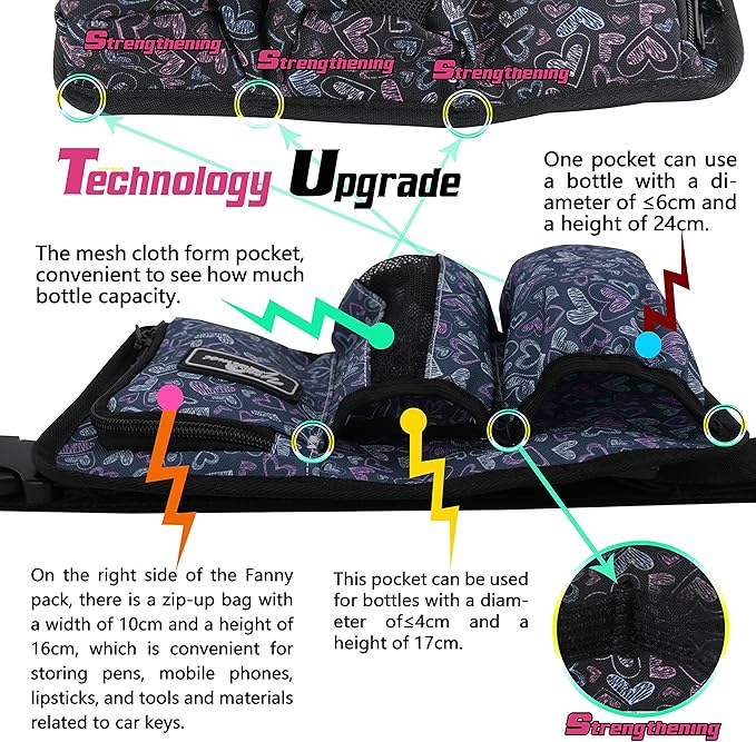 Massage Oil Bag Massage Bottle Bag Massage Therapist Holster Massage Lotion Holster Massage Oil Holster (3Huixin