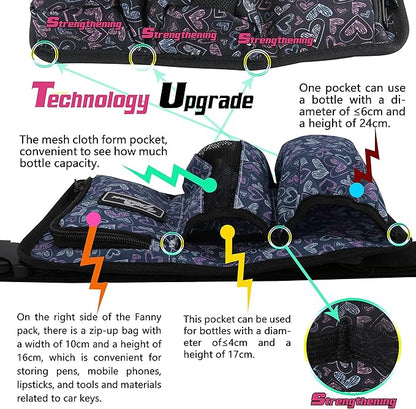 Massage Oil Bag Massage Bottle Bag Massage Therapist Holster Massage Lotion Holster Massage Oil Holster (3Huixin