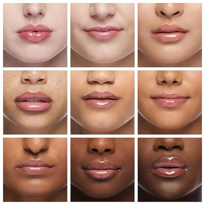 Ruby Kisses Lip Gloss Butter Bomb Gloss Non-Sticky Lip Gloss Vitamin E Natural Nude Lip Makeup - 7.8mL (0.26 US fl.oz) (Sublime)