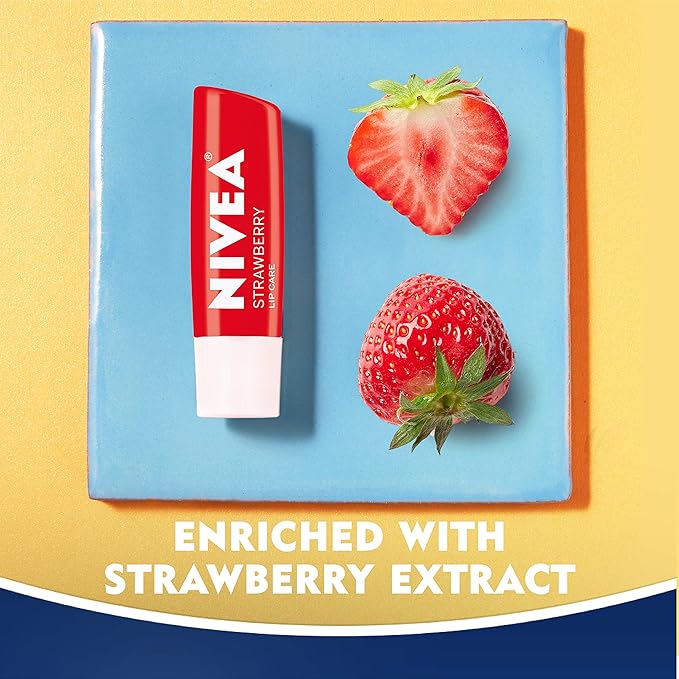 NIVEA Strawberry Lip Care - Tinted