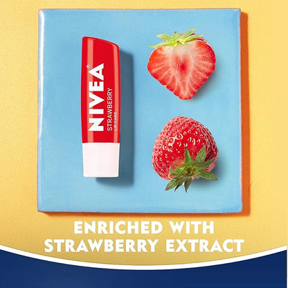 NIVEA Strawberry Lip Care - Tinted