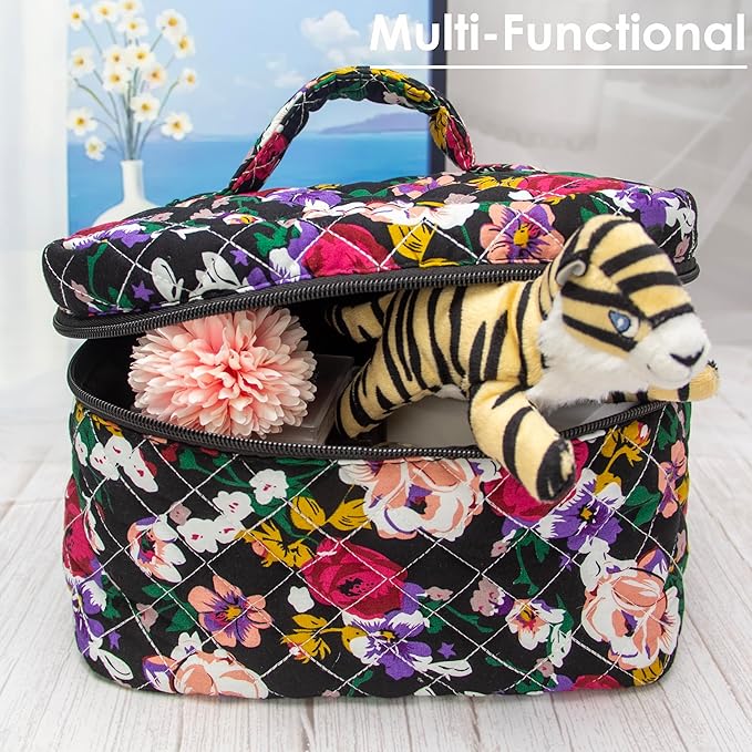 Pazimiik cotton makeup bag for