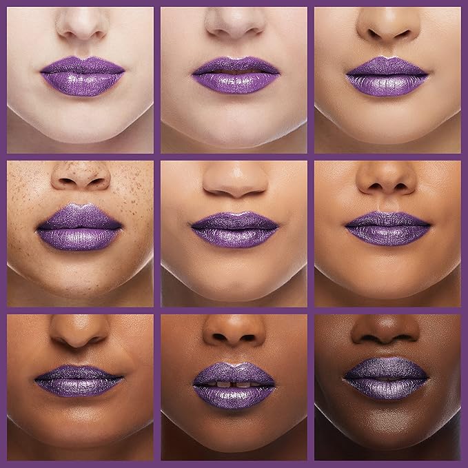 Kilshye Matte Lipstick Long Lasting Waterproof Liquid Lipsticks Glitter Cream Lip Gloss High Pigment Lipstick Non Stick Cup Lip Makeup for Women and Girls Pack of 1 (Purple 11)