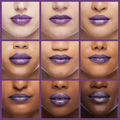 Kilshye Matte Lipstick Long Lasting Waterproof Liquid Lipsticks Glitter Cream Lip Gloss High Pigment Lipstick Non Stick Cup Lip Makeup for Women and Girls Pack of 1 (Purple 11)