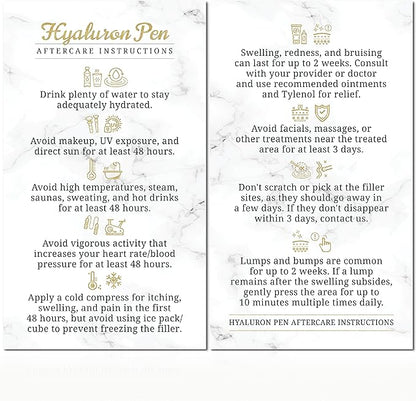 100 Pack - Premium Hyaluron Pen Supplies