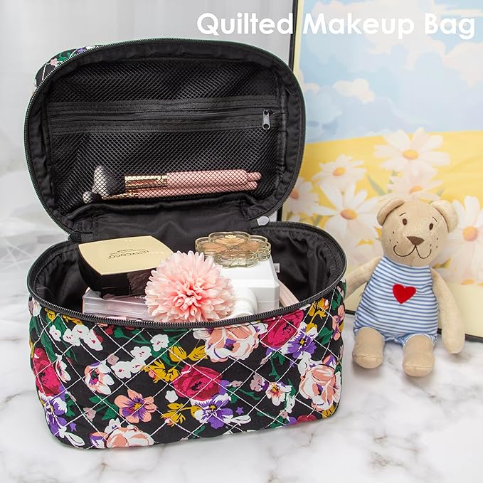Pazimiik cotton makeup bag for