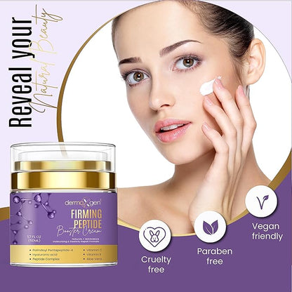 Matrixyl Face Cream – Skin Elasticity Repair Cream - Peptides Booster with Vitamins C and E, Hyaluronic Acid, Aloe Vera - Anti Wrinkle Cream – 1.7fl oz