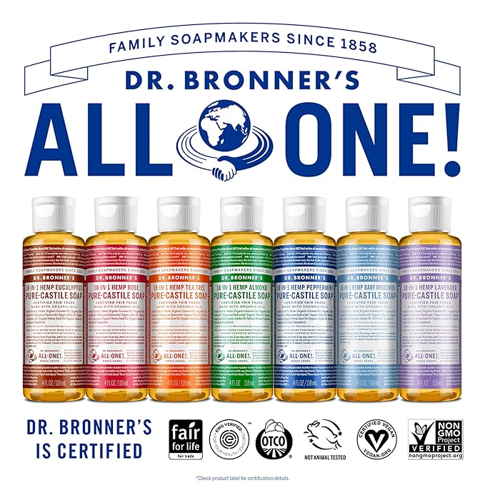 Dr. Bronner's - Pure-Castile Liquid Soap,