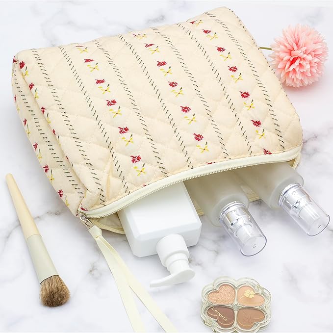 Pazimiik cotton makeup bag for