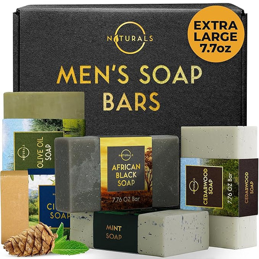 O Naturals 5PC Mens Soap Gift