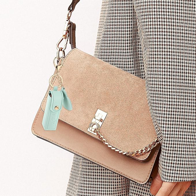 Ouligay 2 Pieces Leather Lipstick Cases Portable Lipstick Ouligay