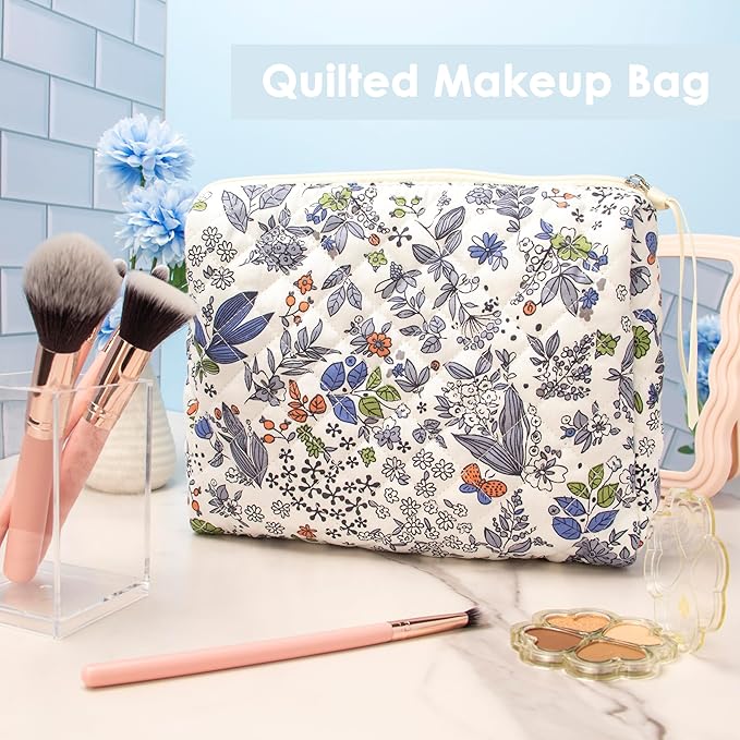 Pazimiik cotton makeup bag for