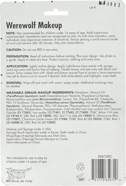 Forum Novelties 199242 Werewolf Makeup Kit