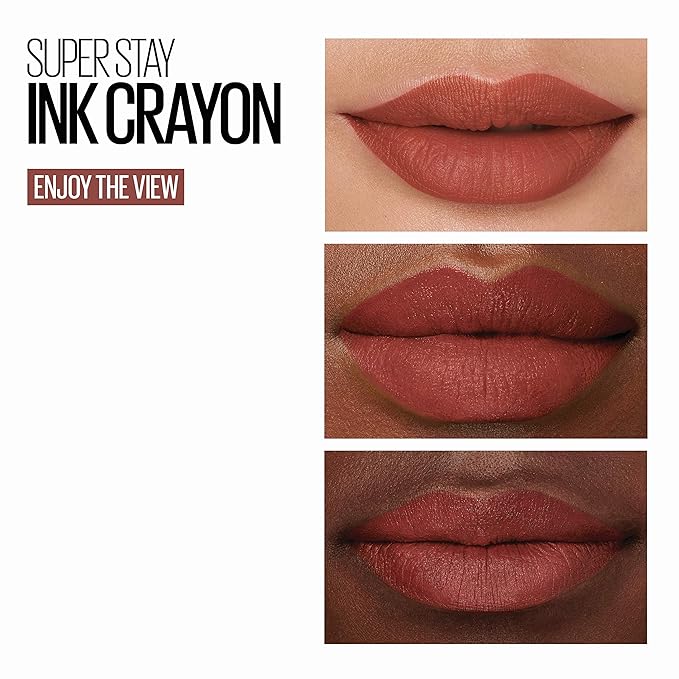 Maybelline Lipstick, Superstay Matte Ink Crayon Longlasting Brown Lipstick with Precision Applicator 20 Enjoy The View